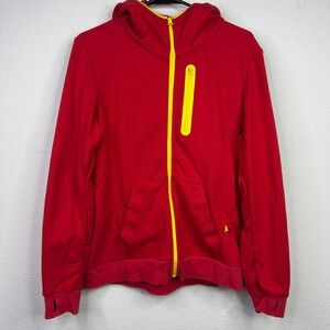 Hero Within DC Comics Flash Tech Hoodie Mens M Red Zip Athleisure Superhero